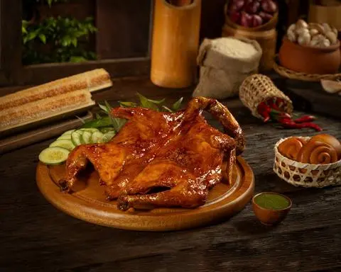 Hình ảnh Combo gà nướng mắm nhĩ