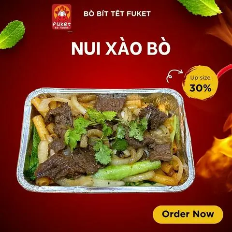 Hình ảnh Nui xào bò