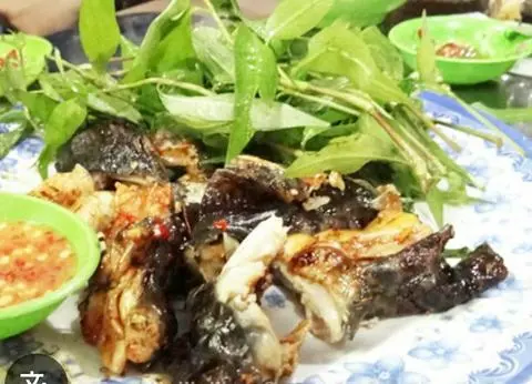 Hình ảnh ếch nướng sa tế/2con