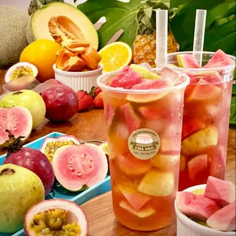 Hình ảnh Trà Ổi Hồng 