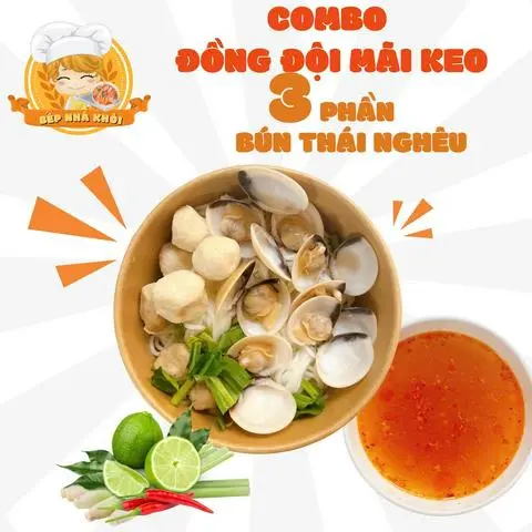 Hình ảnh Combo 3 phần bún thái nghêu