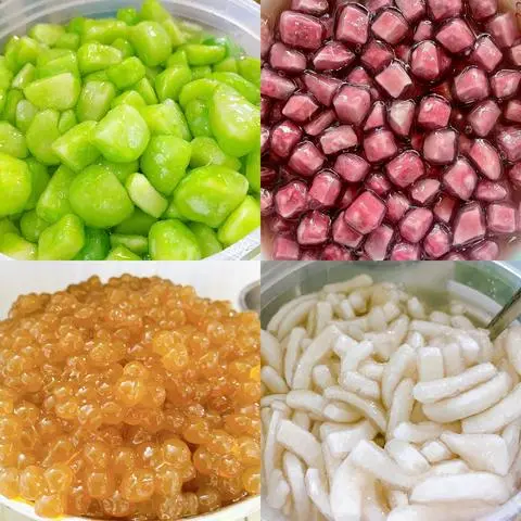 Hình ảnh Trà sữa trân châu hoàng kim - năng - môn - dừa