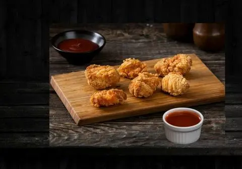 Hình ảnh Combo 1 Gà Viên Sốt Cay, 1 Gà Vòng Chiên Giòn, 1 Coca 300 (Kèm Đá)