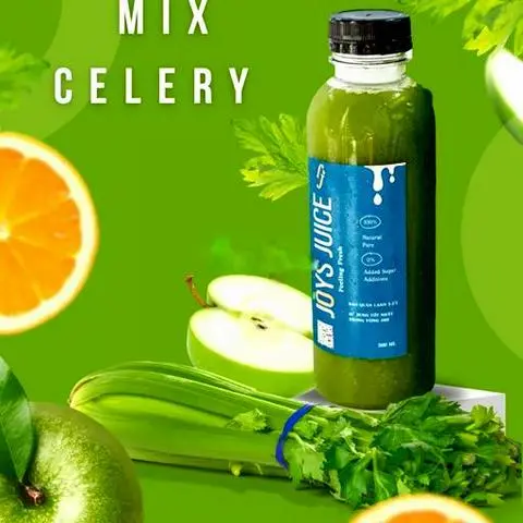 Hình ảnh Mix. Ép Cần tây - Cam - Táo