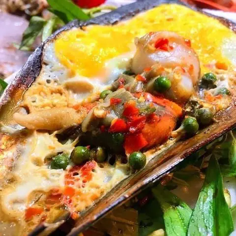 Hình ảnh Sò Mai nướng phô mai