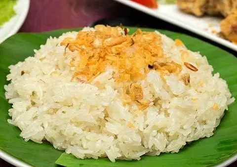 Hình ảnh Xôi trắng nếp nương Điện Biên