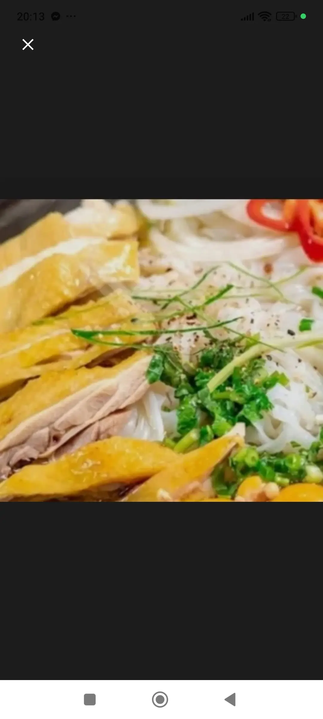 Hình ảnh Bún gà ( gà xé)