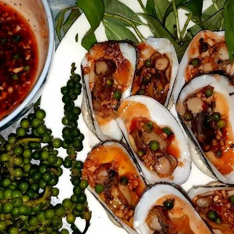 Hình ảnh Sò Dẹo Nướng Muối Tiêu