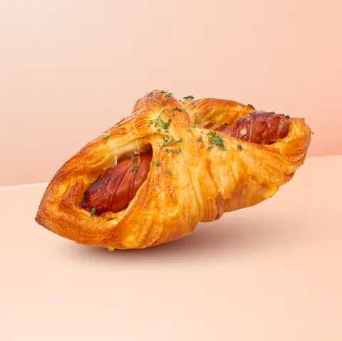 Hình ảnh Bánh Ngàn Lớp Xúc Xích Xông Khói