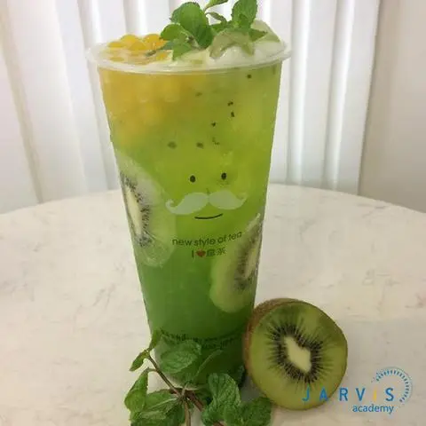 Hình ảnh trà sữa kiwi - thập cẩm