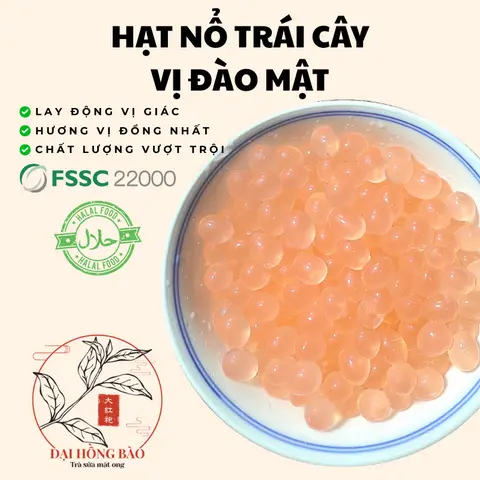 Hình ảnh HẠT NỔ TRÁI CÂY VỊ ĐÀO MẬT