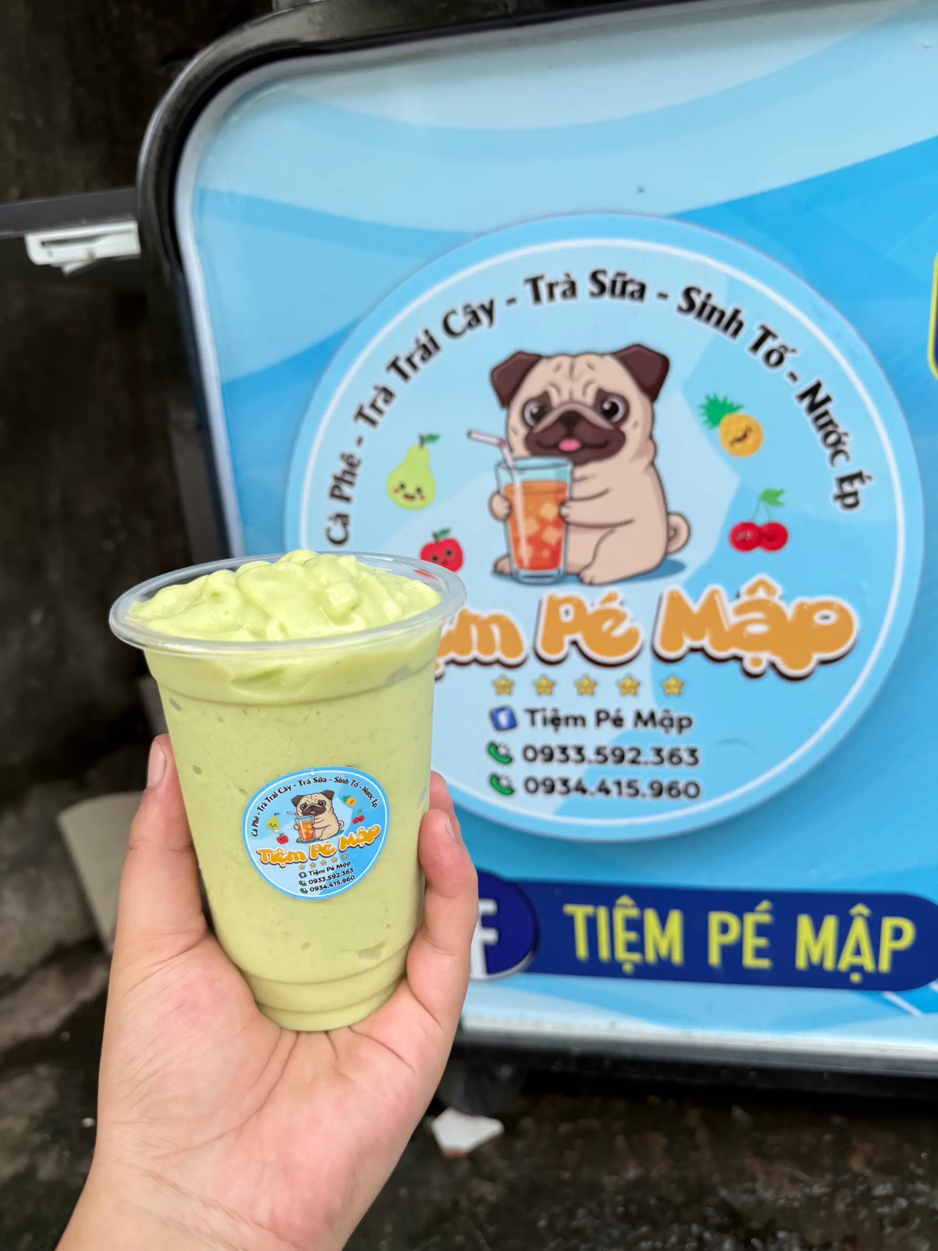 Hình ảnh Sinh tố mãng cầu bơ
