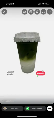 Hình ảnh Haru coconut matcha - size L