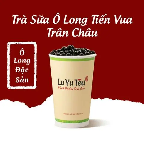 Hình ảnh Trà sữa ô long Tiến Vua trân châu
