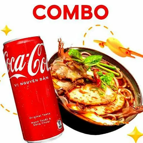 Hình ảnh 1 Phần chân gà hấp hành - 01 Coca-Cola Chai