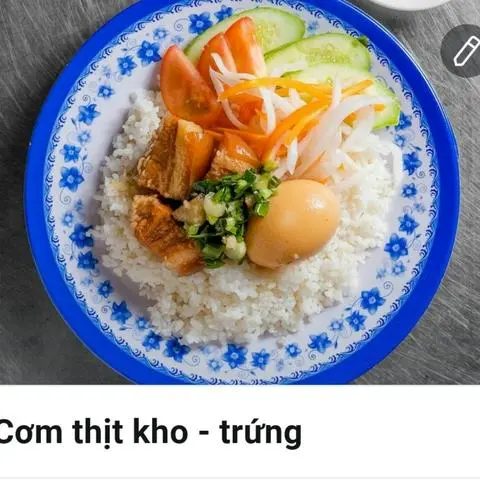 Hình ảnh Cơm Thịt Kho + Trứng Kho