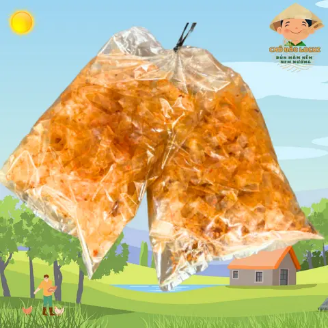 Hình ảnh Bánh tráng Sate sợi vị tỏi bò