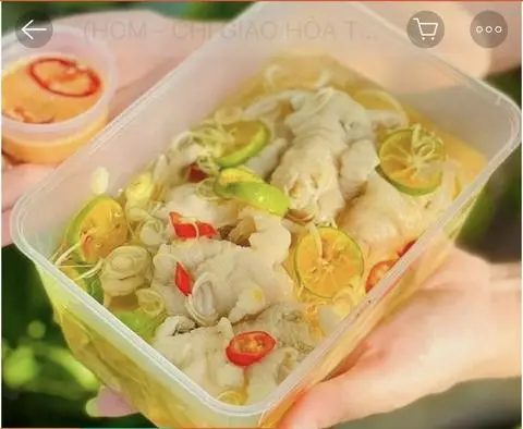 Hình ảnh Chân gà ngâm sả tắc