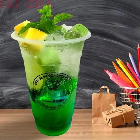 Hình ảnh Soda chanh mix vị full topping