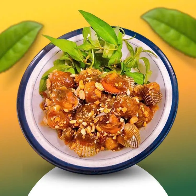 Hình ảnh sò huyết rang me 