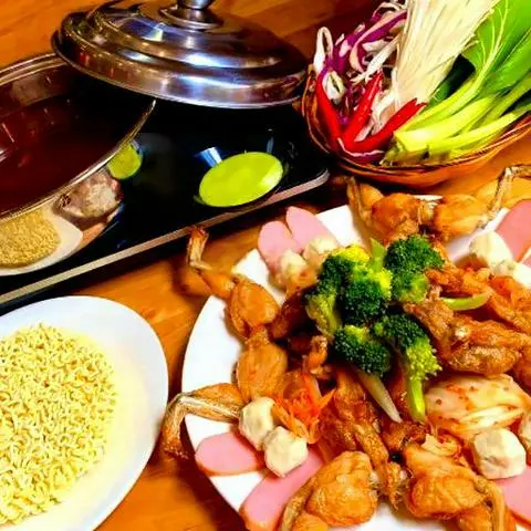 Hình ảnh Lẩu kim chi ếch