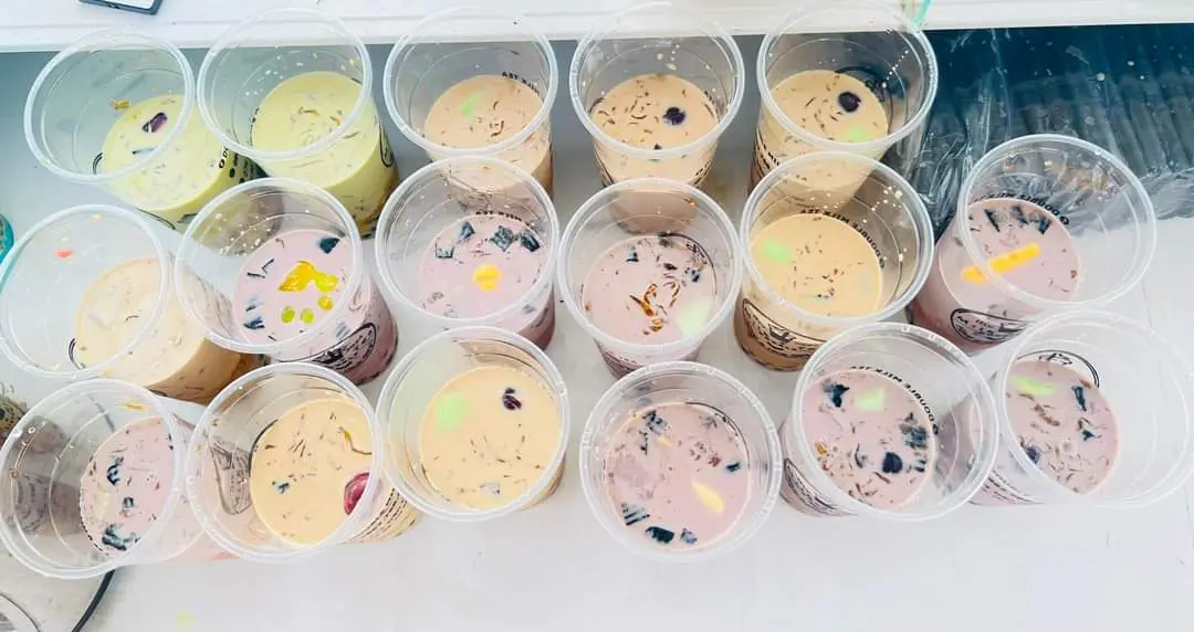Hình ảnh hồng trà sữa chân trâu