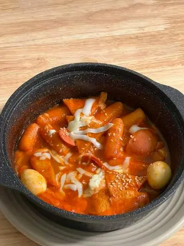 Hình ảnh tokbokki các loại viên 