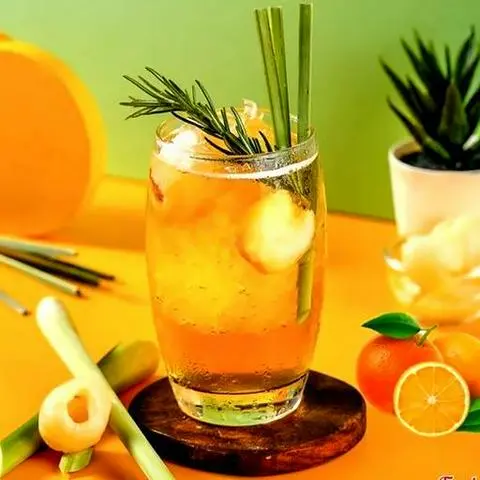 Hình ảnh Trà vải cam sả
