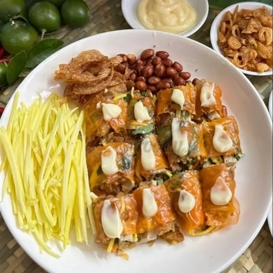 Hình ảnh Bánh Tráng Cuốn Chay