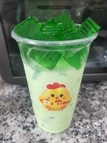 Hình ảnh Sâm dứa sữa - thạch lá dứa