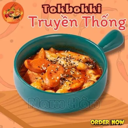 Hình ảnh Tokbokki Truyền Thống Phô Mai
