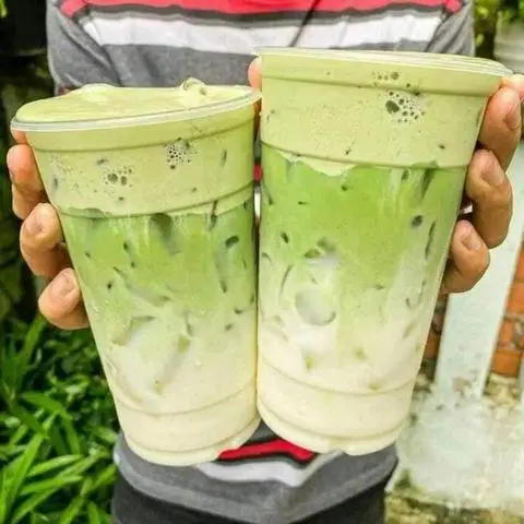Hình ảnh Sữa Tươi Matcha Kem Trứng Matcha dẻo đặc biệt