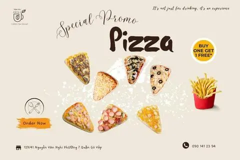 Hình ảnh Pizza siêu dính