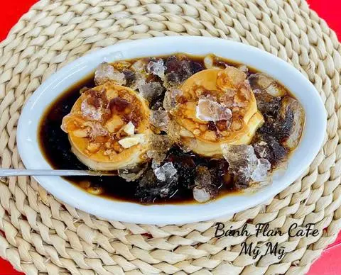 Hình ảnh Bánh flan cà phê đá