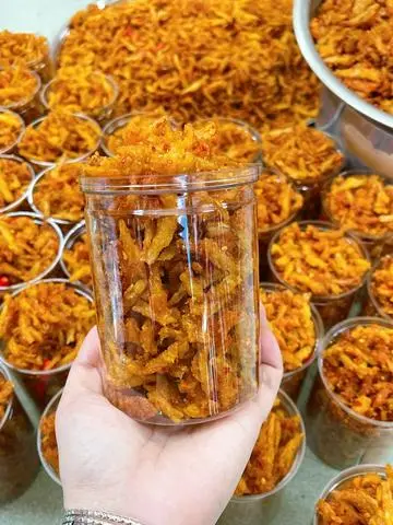 Hình ảnh CÁ CƠM RIM TỎI ỚT 250Gr
