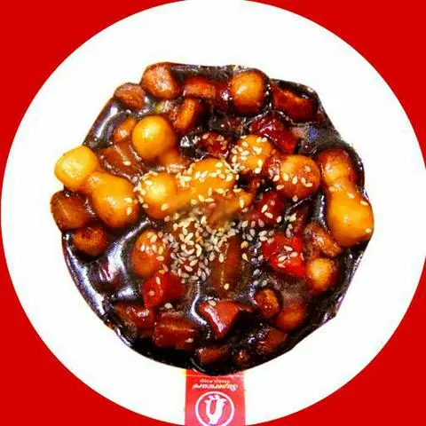 Hình ảnh Tteokbokki Sốt Tương Đen