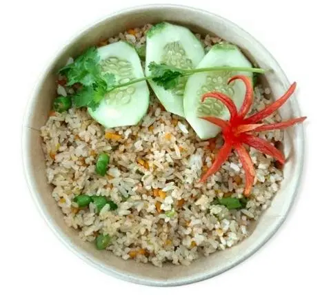 Hình ảnh Cơm chiên tỏi - ăn chay được