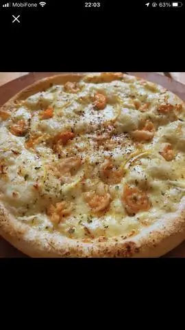 Hình ảnh Pizza tôm sốt bơ tỏi