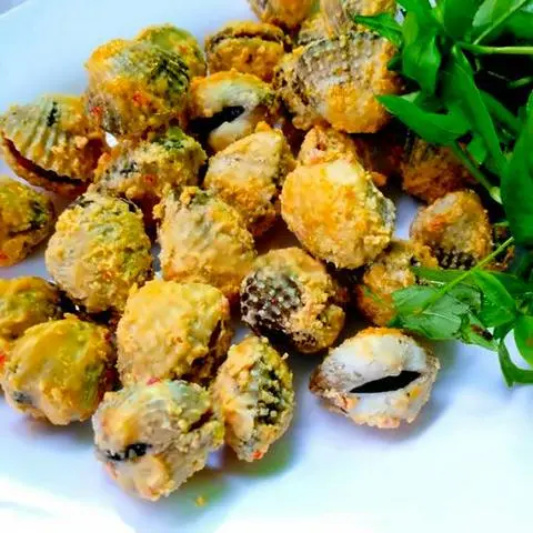 Hình ảnh Sò huyết rang muối