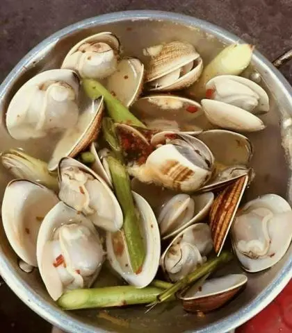 Hình ảnh Nghêu hấp xả 