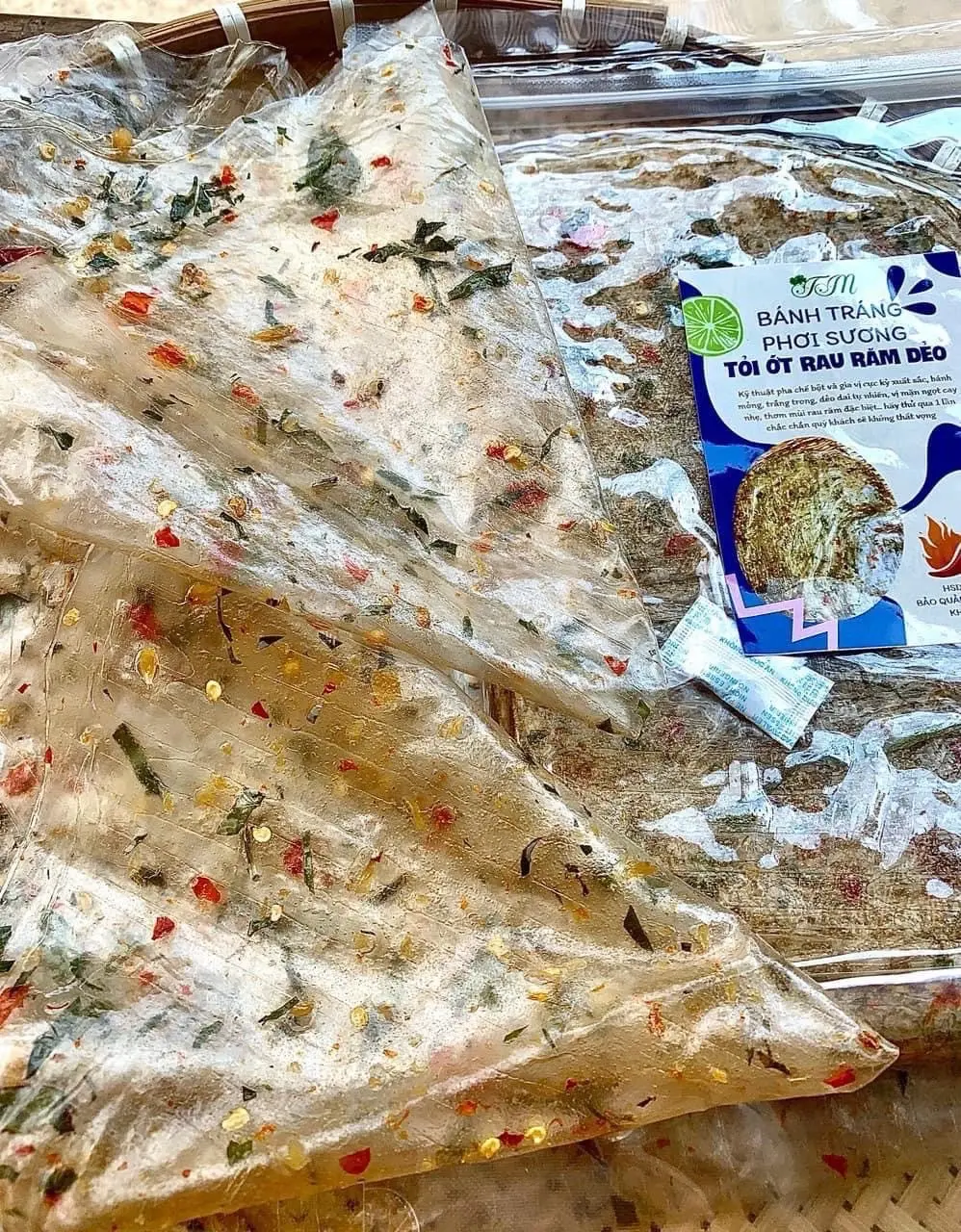 Hình ảnh BÁNH PHƠI SƯƠNG GIA VỊ RAU RĂM DẺO 250Gr