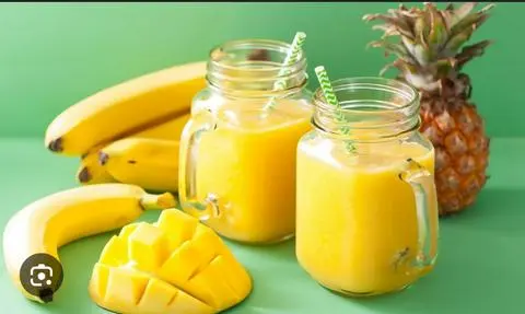 Hình ảnh Sinh tố xoài - chuối