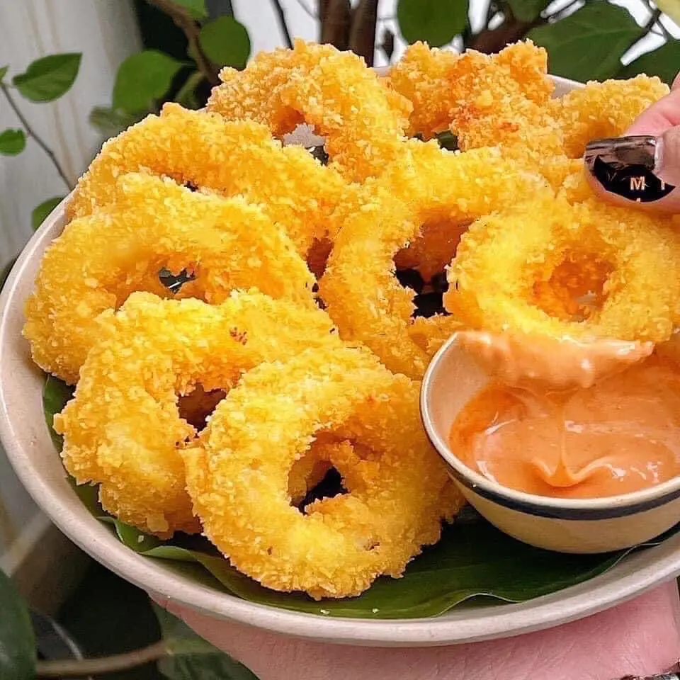Hình ảnh Mực vòng chiên giòn