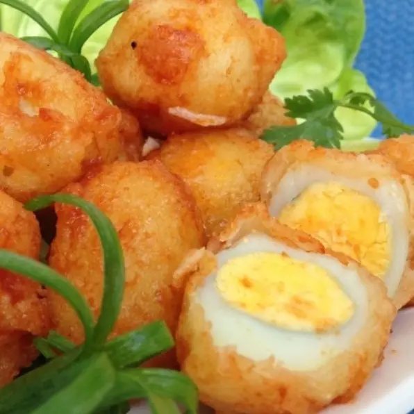 Hình ảnh Chả Cá Trứng Cút - 3 Viên