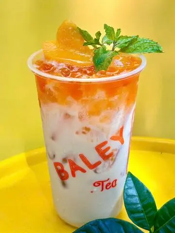 Hình ảnh Trà olong sữa đào
