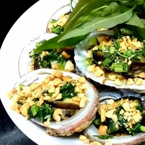 Hình ảnh Bào ngư nướng mỡ hành 1 phần