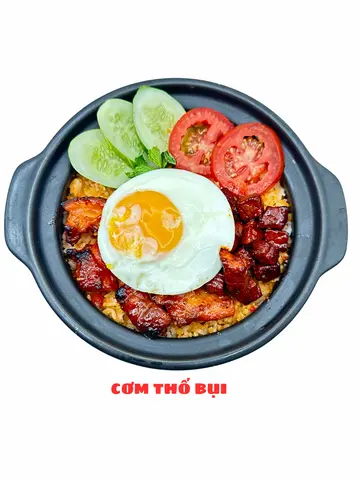 Hình ảnh Cơm Thố Gà Nướng BBQ + Ốp La