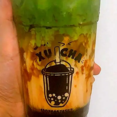 Hình ảnh Sữa Tươi Matcha Trân Châu Đường Đen Size M