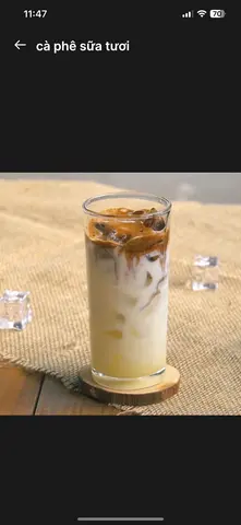 Hình ảnh Cà phê sữa tươi