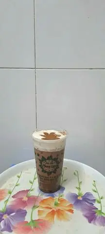 Hình ảnh lette cà phê  kem muối hồng